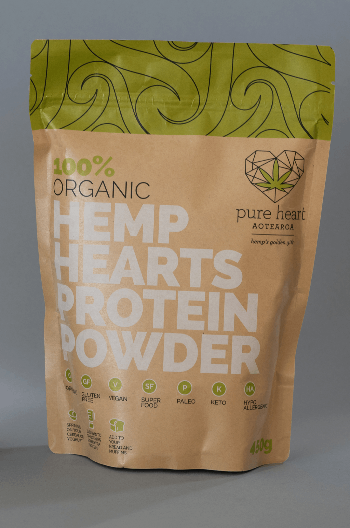 Hemp Hearts Protein Powder Pure Heart Aotearoa New Zealand Hemp