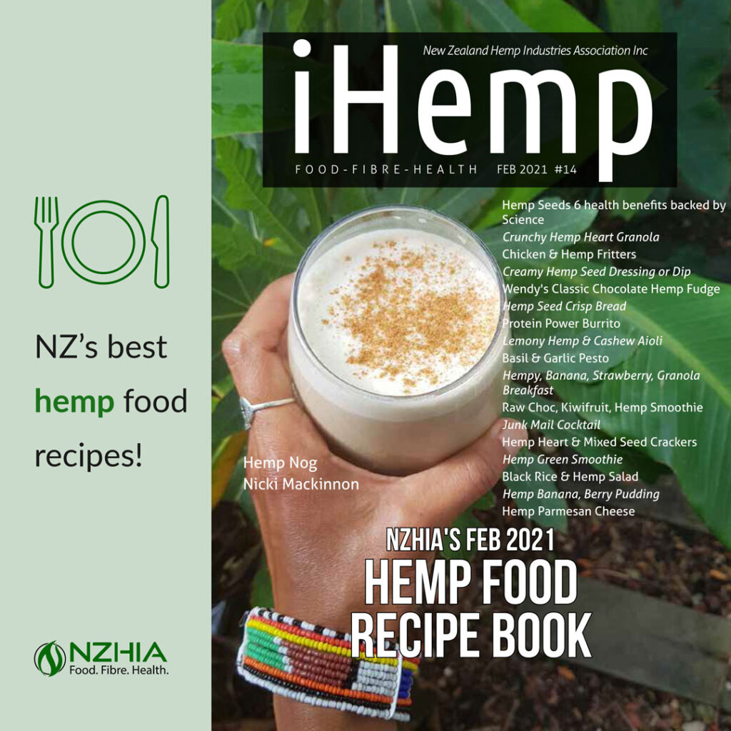 NZHIA Hemp Food Recipe Book